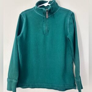 Boys Green Crewcuts Long Sleeve 1/4 Zip Size S